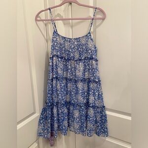Le Lis Blue and White Smocked Dress
